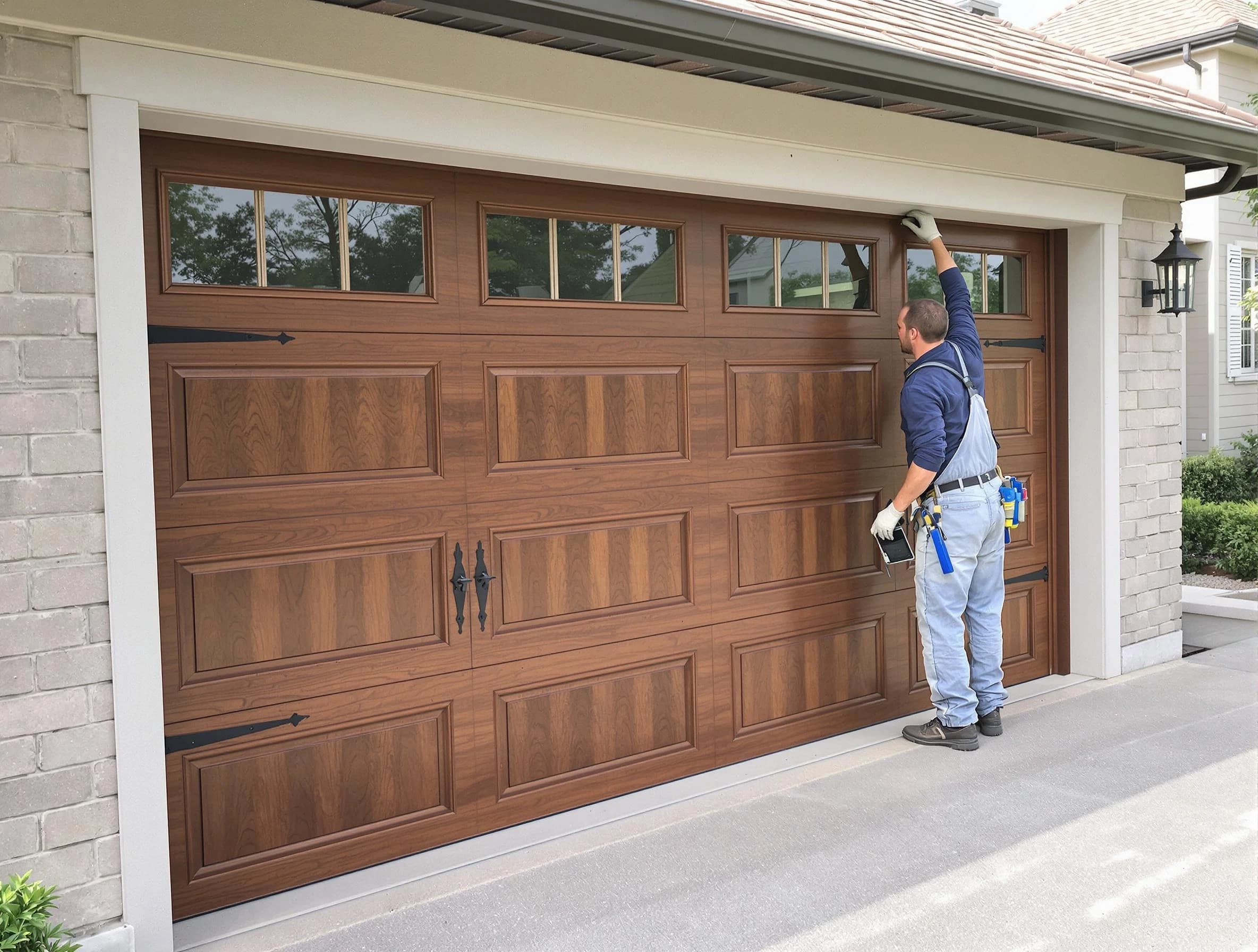 Custom garage door showcase by Dallas Garage Door Repair in Dallas