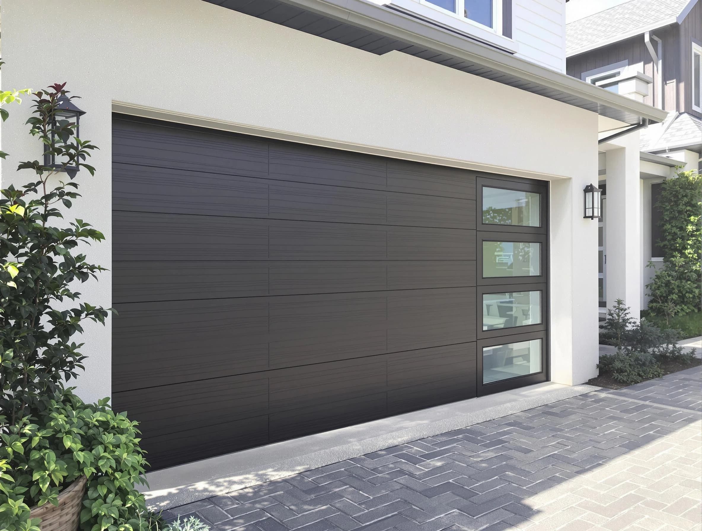 Custom garage door installation by Dallas Garage Door Repair in Dallas