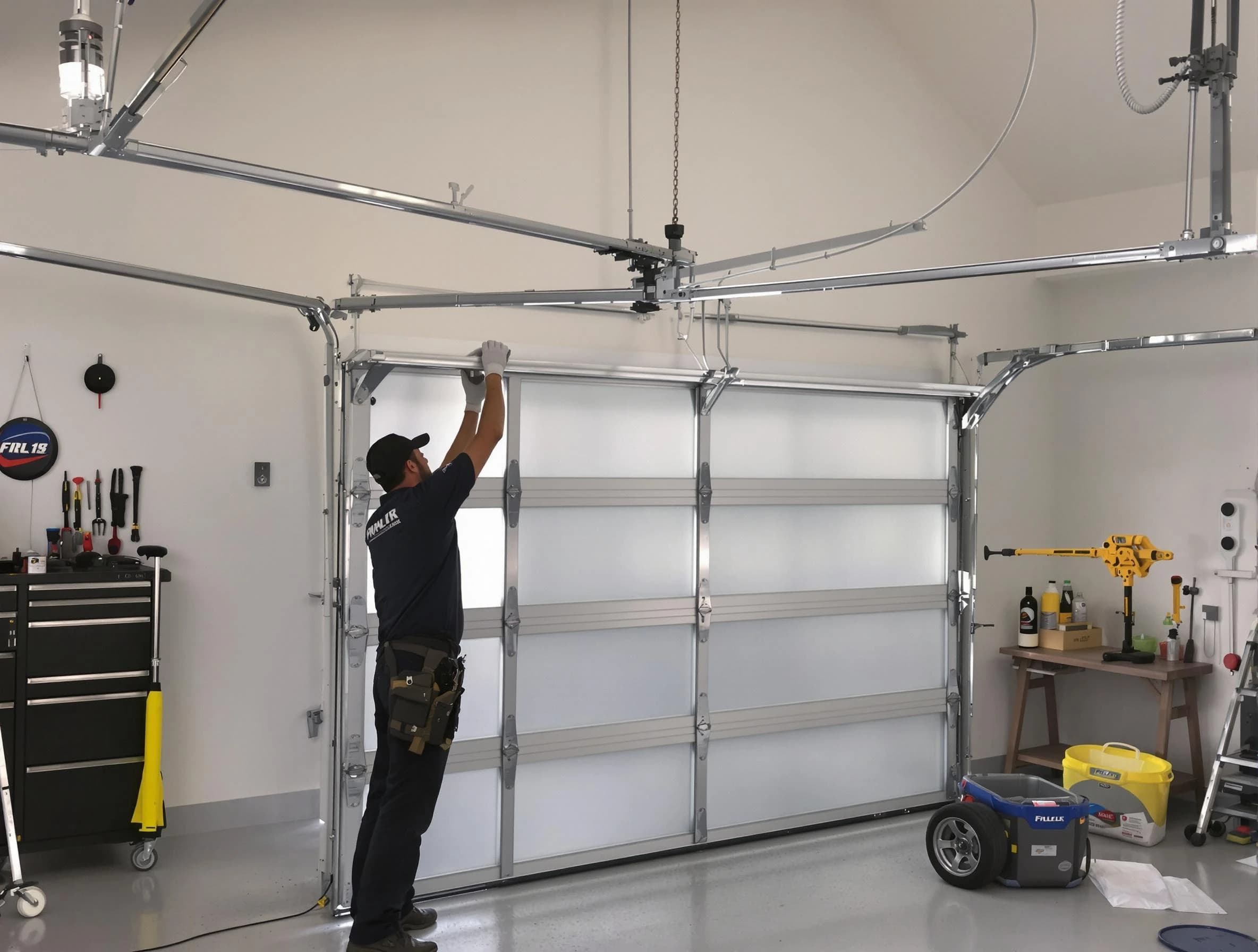 Dallas Garage Door Repair certified team performing precision garage door installation in Dallas