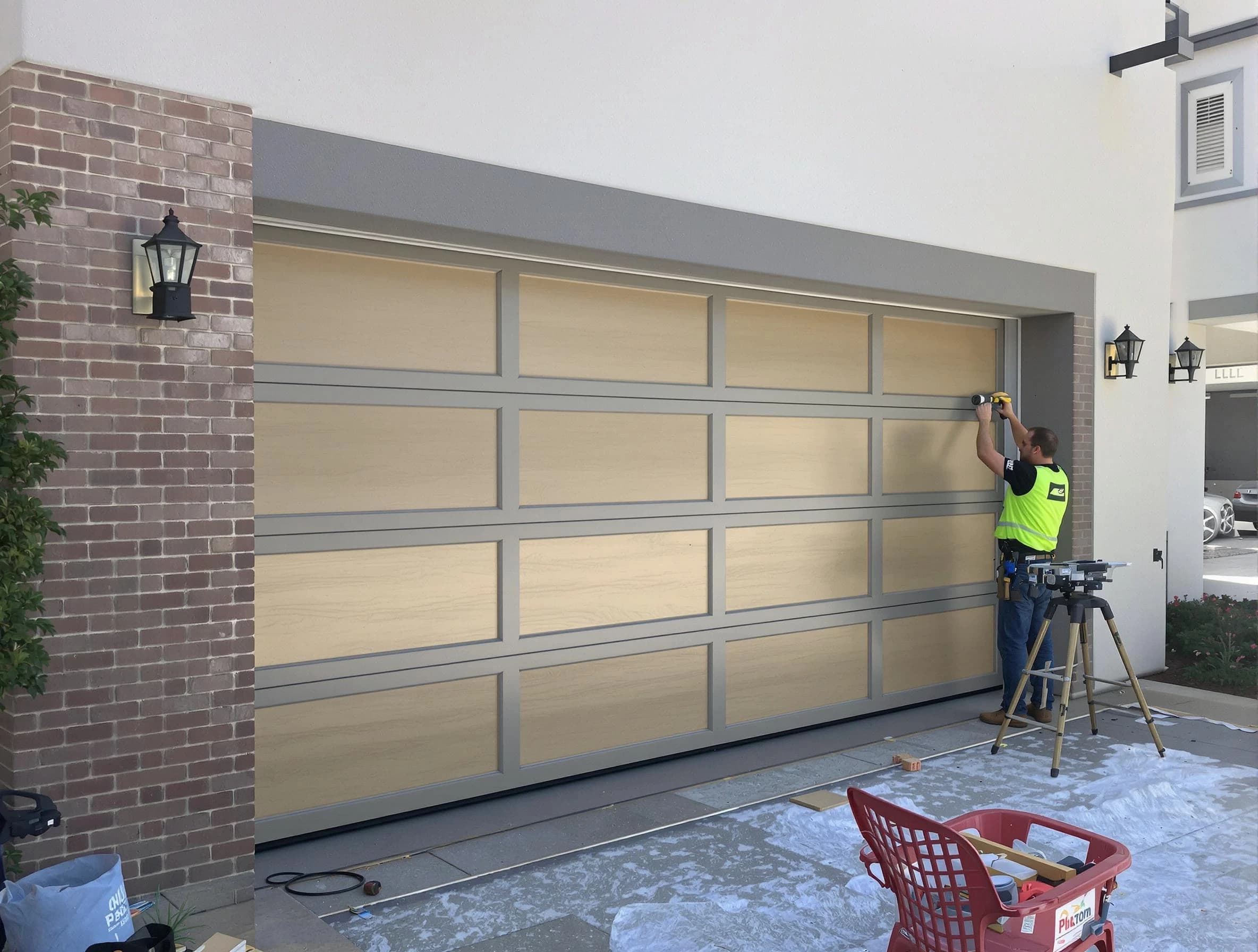 Garage door replacement service by Dallas Garage Door Repair in Dallas