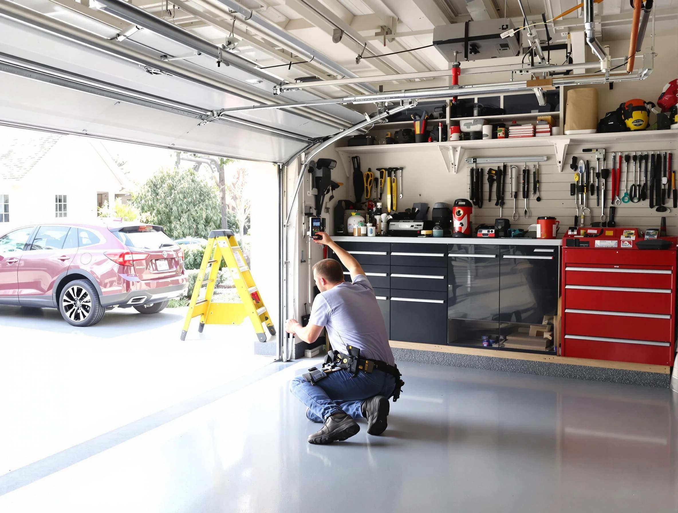 Local garage door repair service by Dallas Garage Door Repair in Dallas