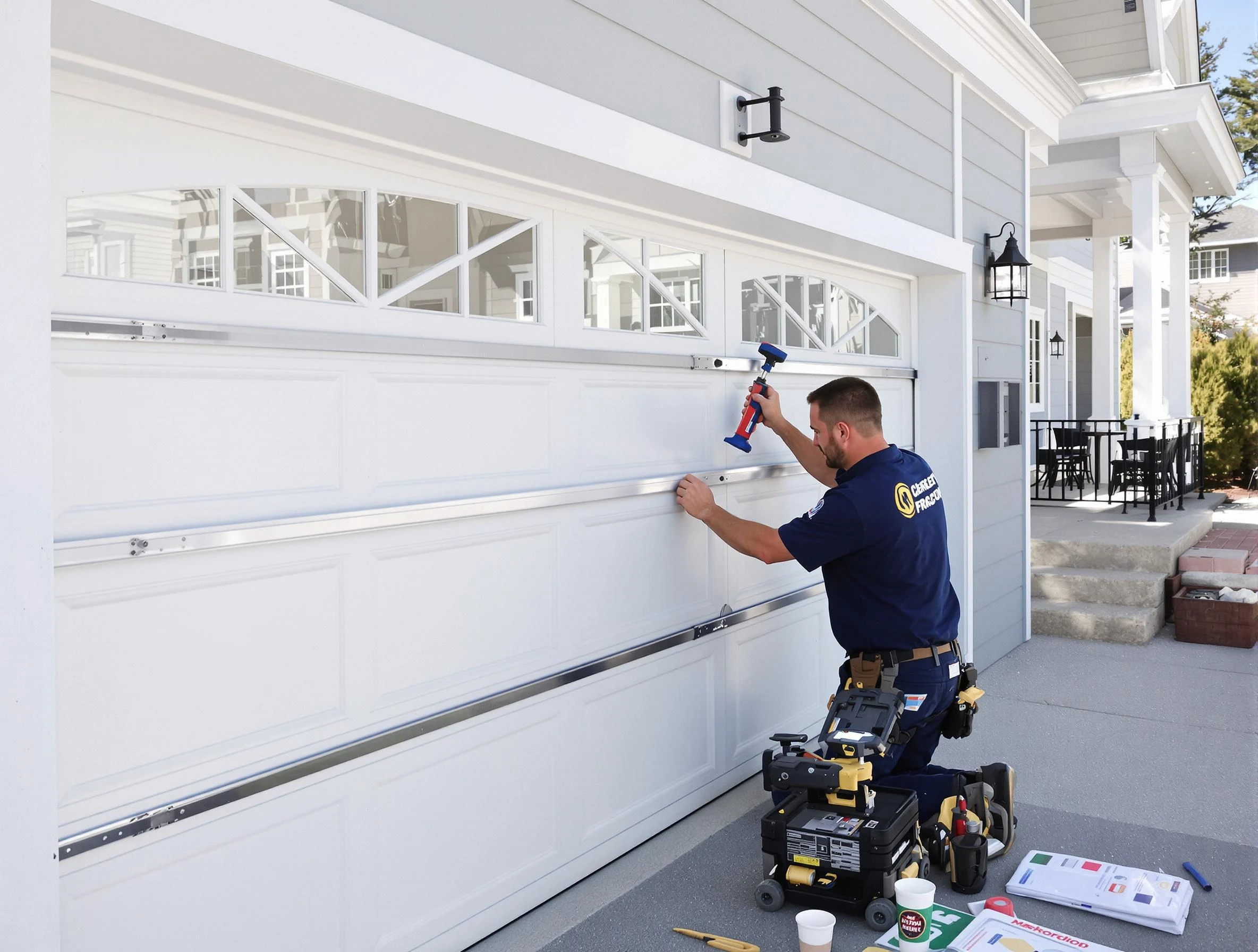 Professional garage door installation by Dallas Garage Door Repair in Dallas