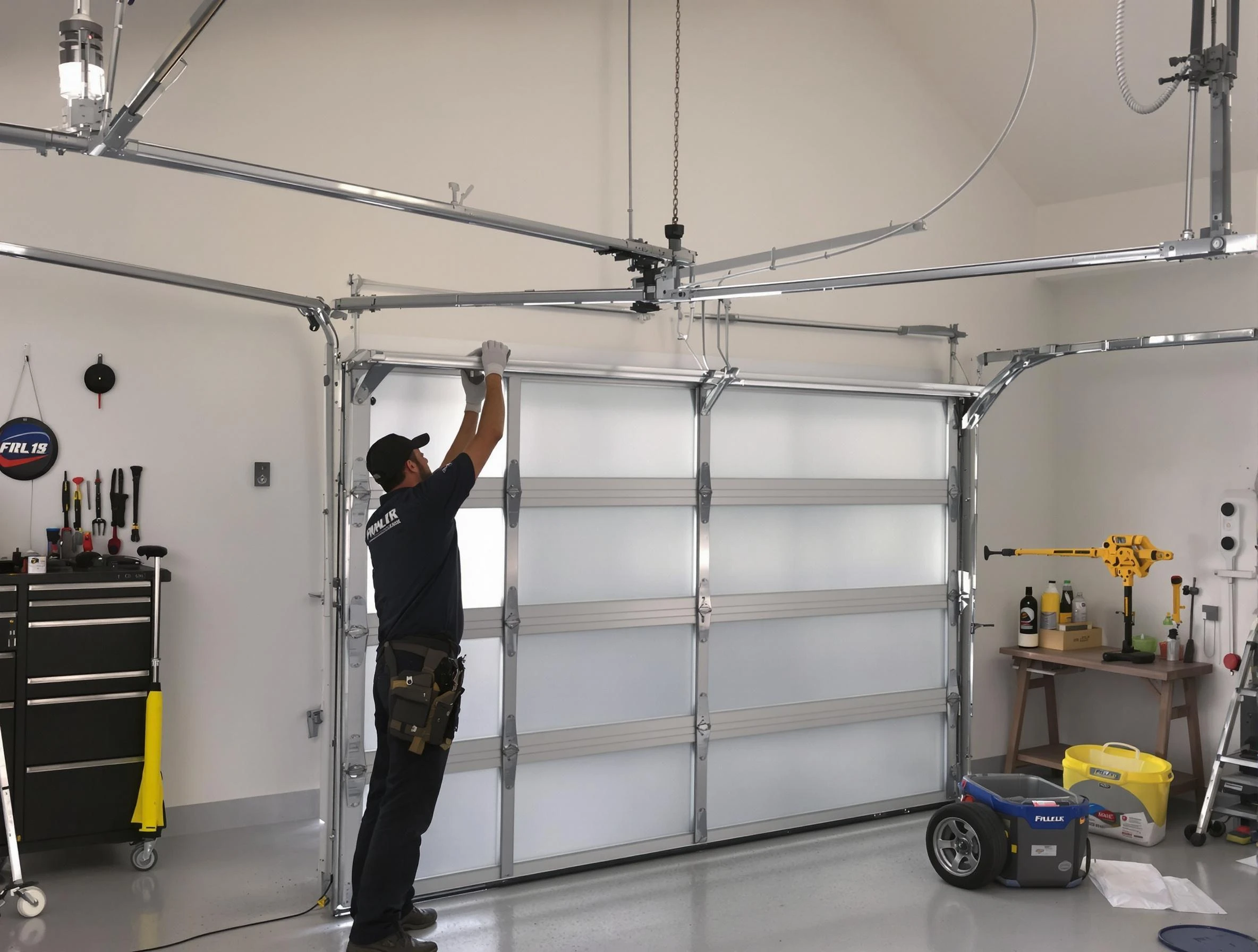 Dallas Garage Door Repair certified team performing precision garage door installation in Dallas