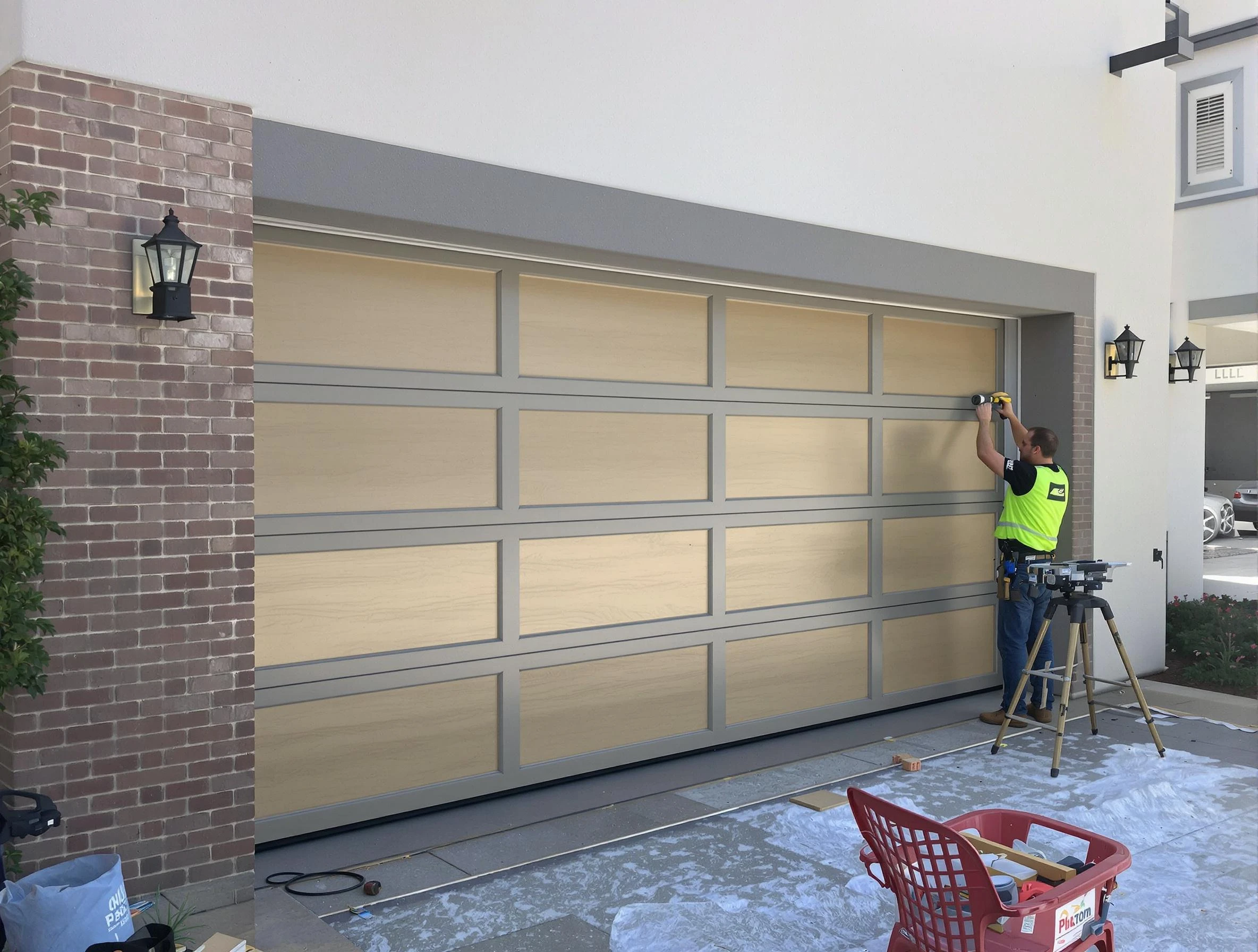 Garage door replacement service by Dallas Garage Door Repair in Dallas