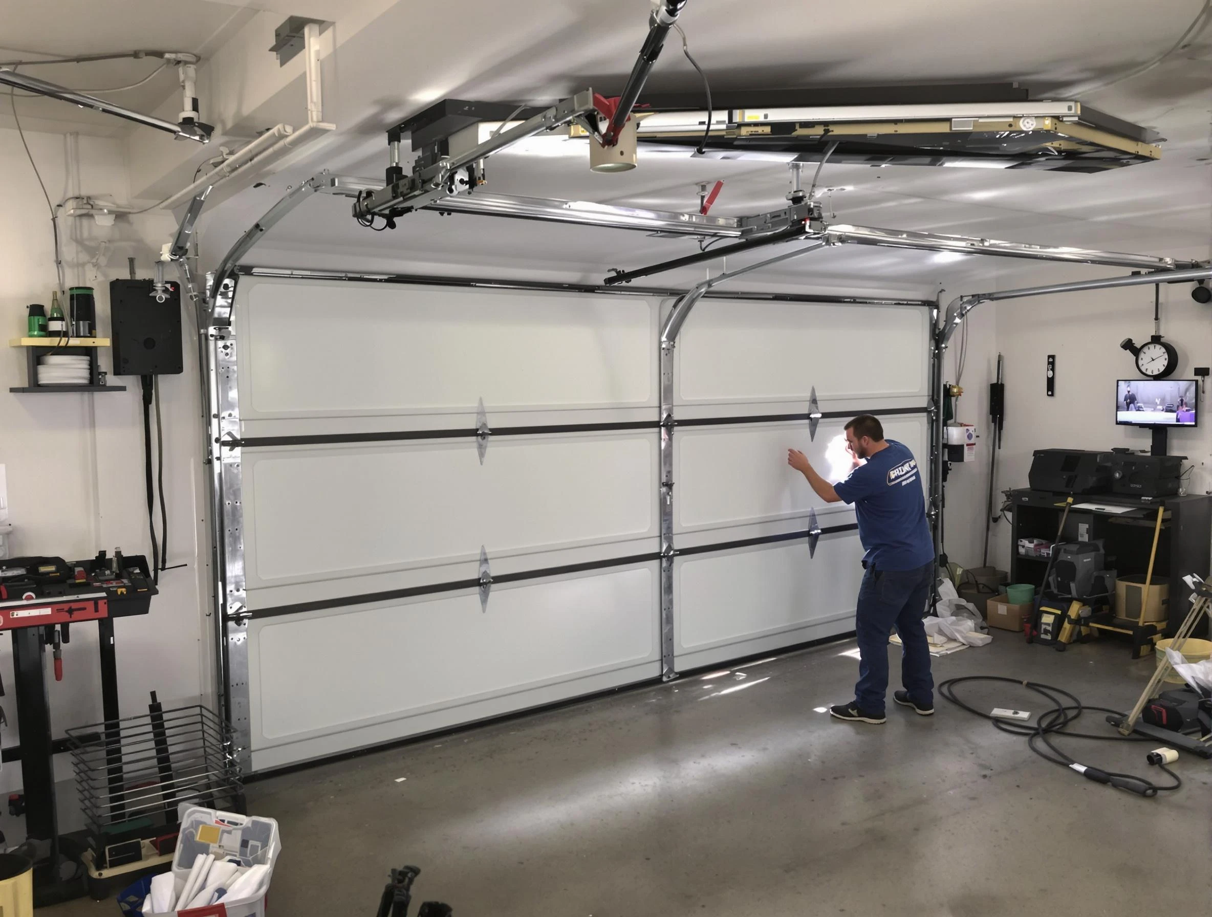 Professional garage door repair service by Dallas Garage Door Repair in Dallas